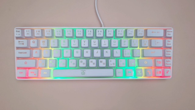 Amazon.com: Snpurdiri 60% Percent Gaming Keyboard, Compact RGB